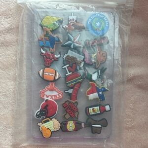 Texas-Themed Shoe Charms Set